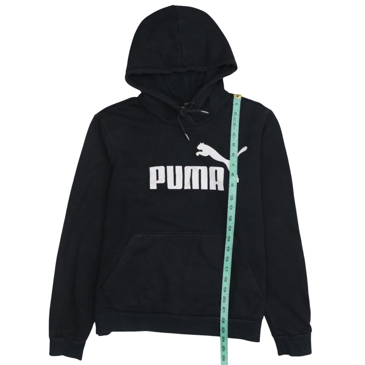 Womens UK Size XL PUMA Black Pullover Hoodie