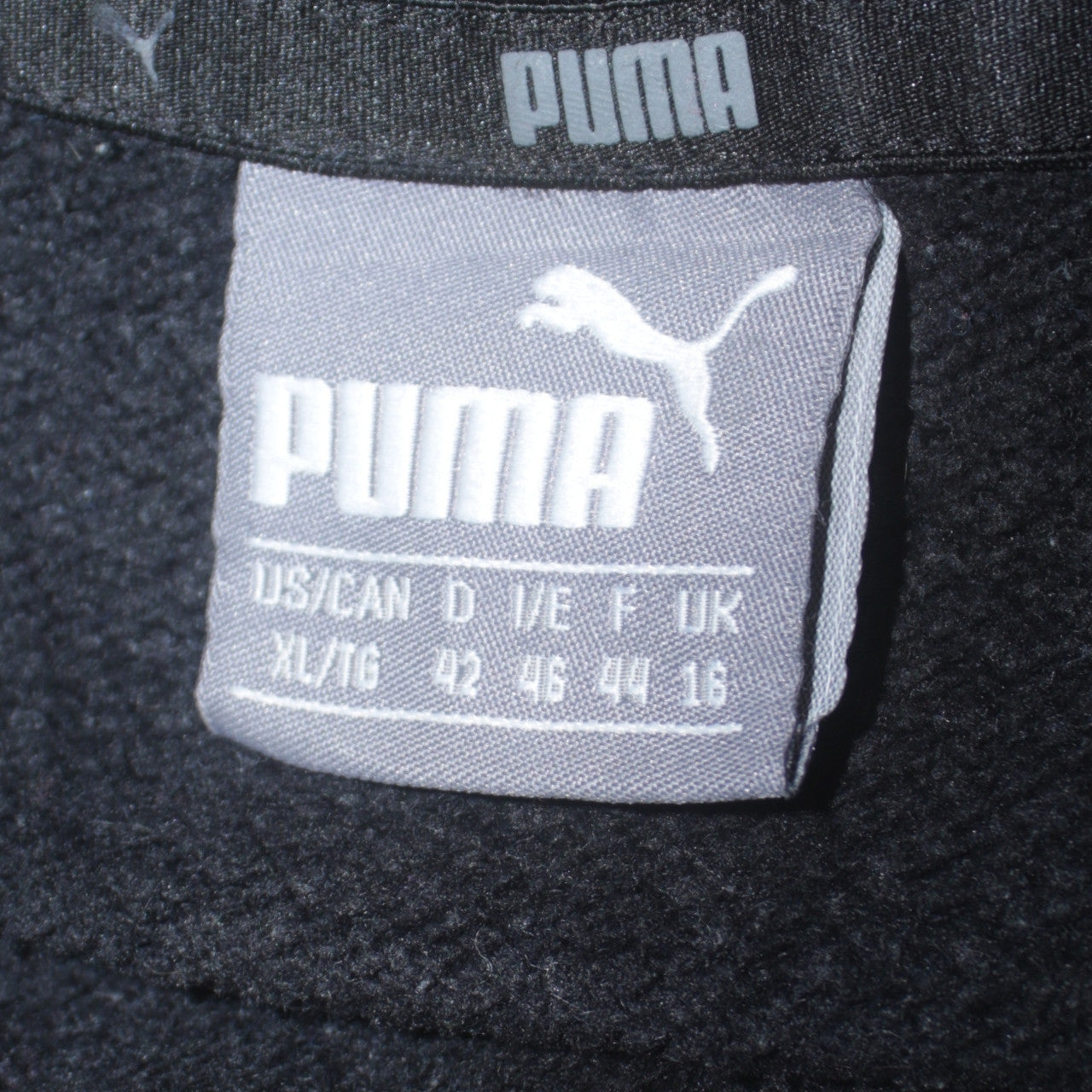 Womens UK Size XL PUMA Black Pullover Hoodie