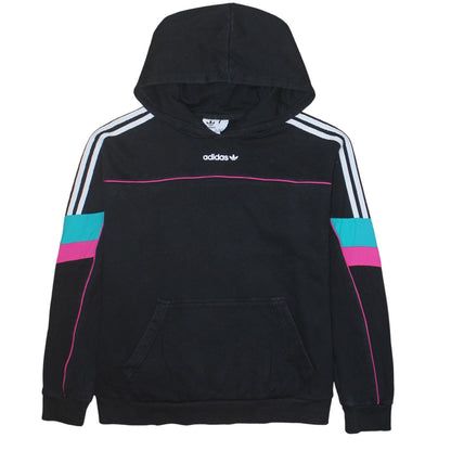 Womens UK Size 8 adidas Black Pullover Hoodie