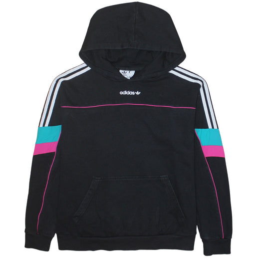 Womens UK Size 8 adidas Black Pullover Hoodie