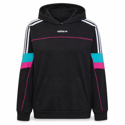 Womens UK Size 8 adidas Black Pullover Hoodie