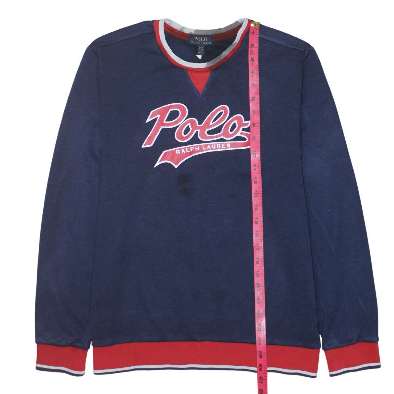 Womens UK Size XL Polo Ralph Lauren Blue Pullover Sweatshirt