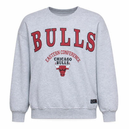 Primark NBA Primark Women Grey Chicago Bulls Crew Neck Sweatshirt XS