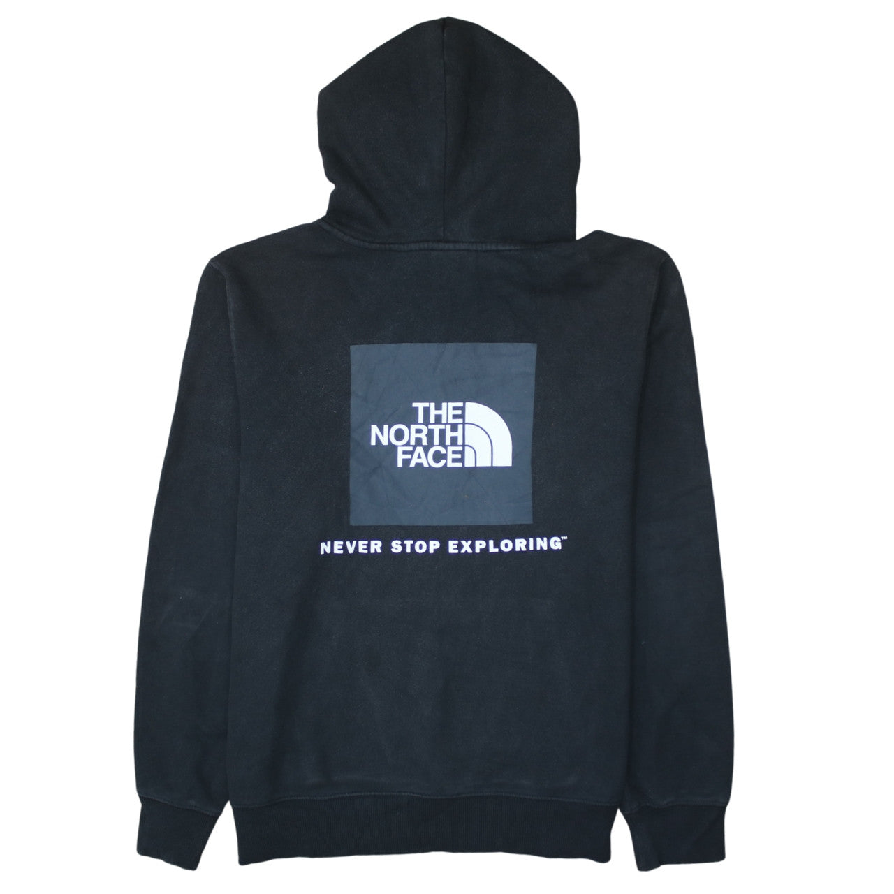 Mens UK Size M The North Face Black Pullover Hoodie