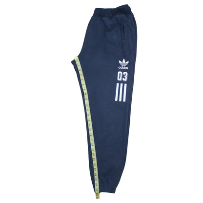 Mens UK Size L adidas Regular Fit Jogger Blue Trousers