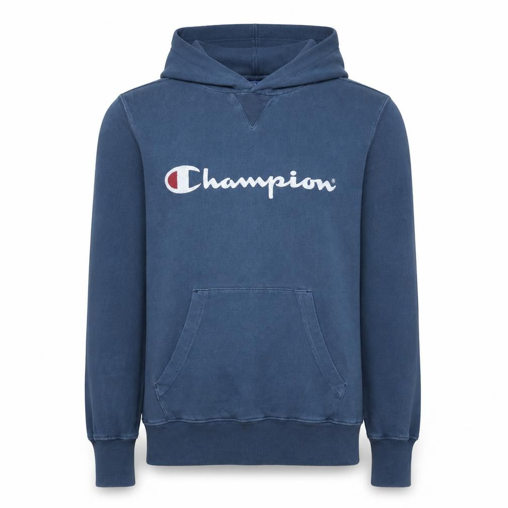 Mens UK Size M Champion Blue Pullover Hoodie