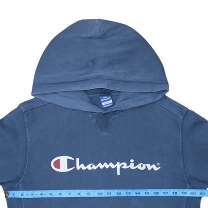Mens UK Size M Champion Blue Pullover Hoodie