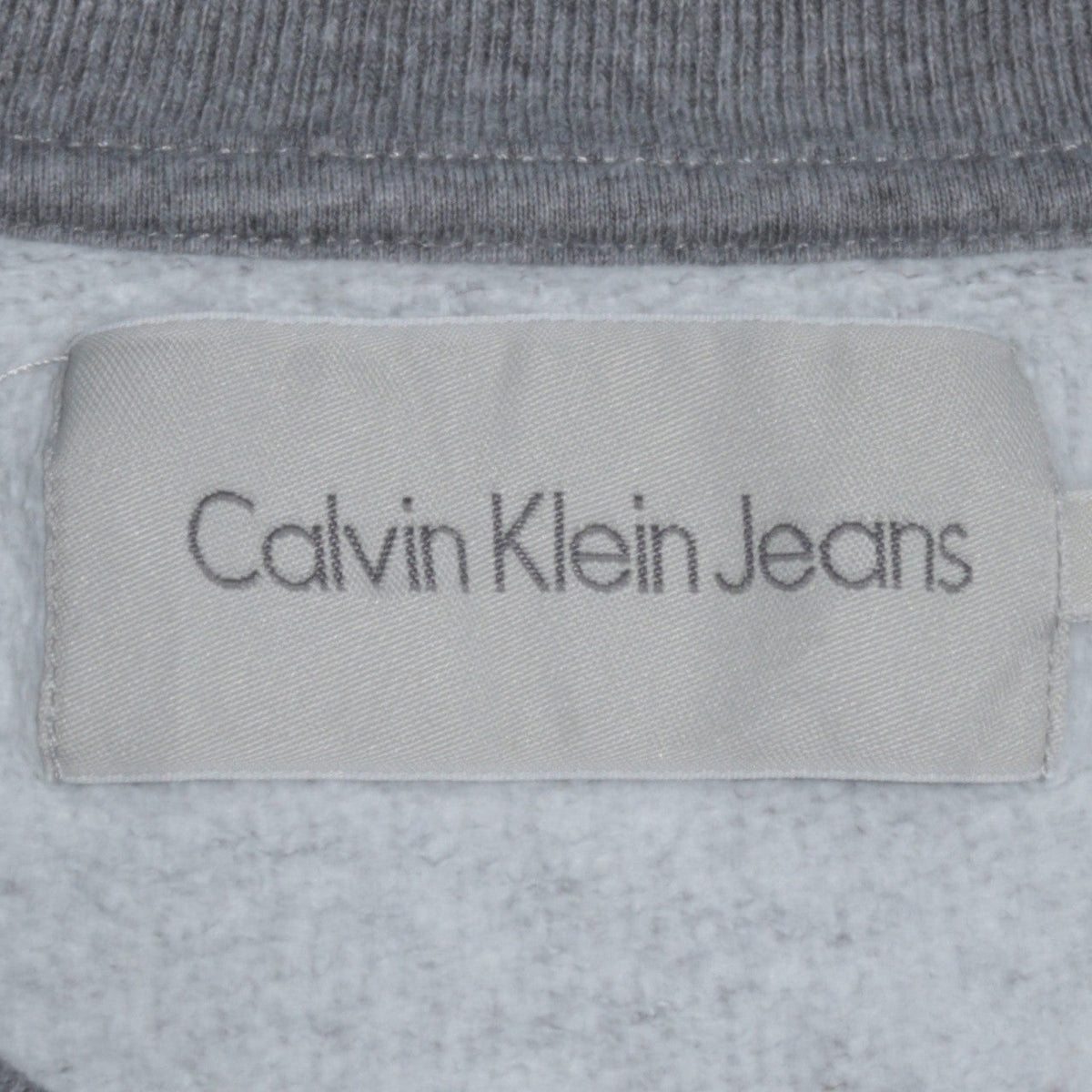 Mens UK Size M Calvin Klein Jeans Grey Pullover Sweatshirt