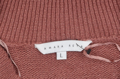 Womens UK Size L Amara Reya Pink Pullover Jumper