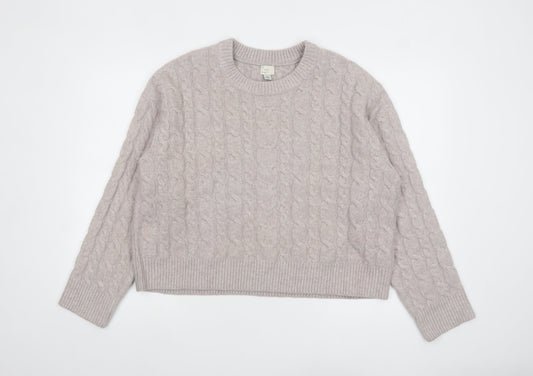 Womens UK Size 2XL A New Day Beige Pullover Jumper