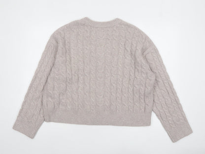 Womens UK Size 2XL A New Day Beige Pullover Jumper