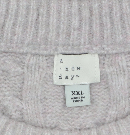 Womens UK Size 2XL A New Day Beige Pullover Jumper
