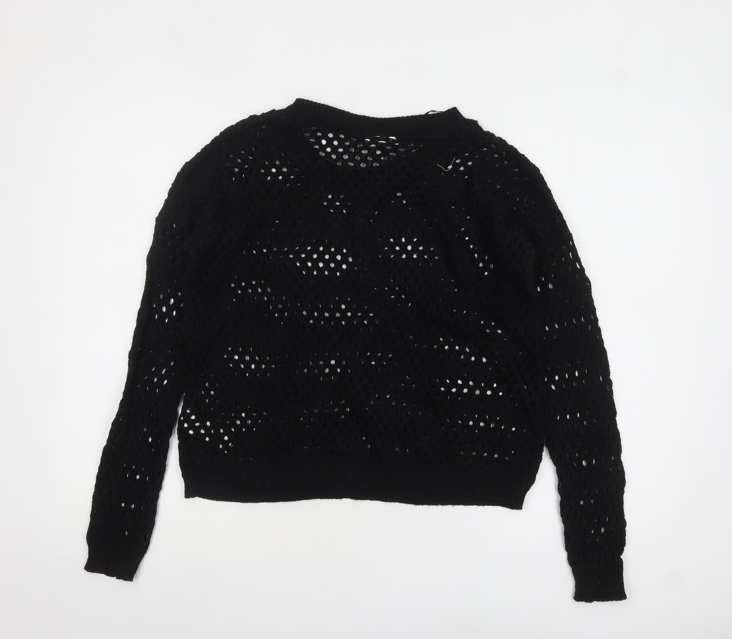 Womens UK Size 12 New Look Black Pullover Jumper