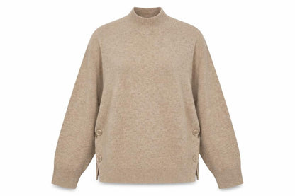 Womens UK Size XS Oasis Beige Pullover Jumper