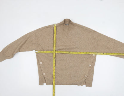 Womens UK Size XS Oasis Beige Pullover Jumper