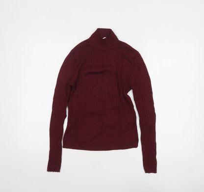 Womens UK Size 12 Pull&Bear Red Pullover Jumper