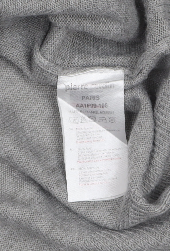 Mens UK Size L Pierre Cardin Grey Pullover Jumper