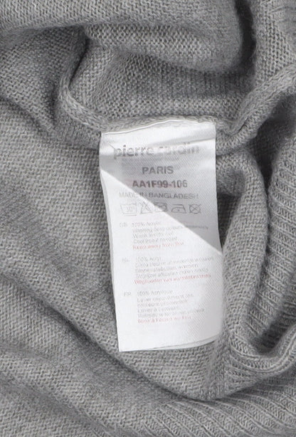 Mens UK Size L Pierre Cardin Grey Pullover Jumper