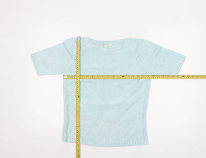 Womens UK Size 10 Marks and Spencer Green Pullover Jumper