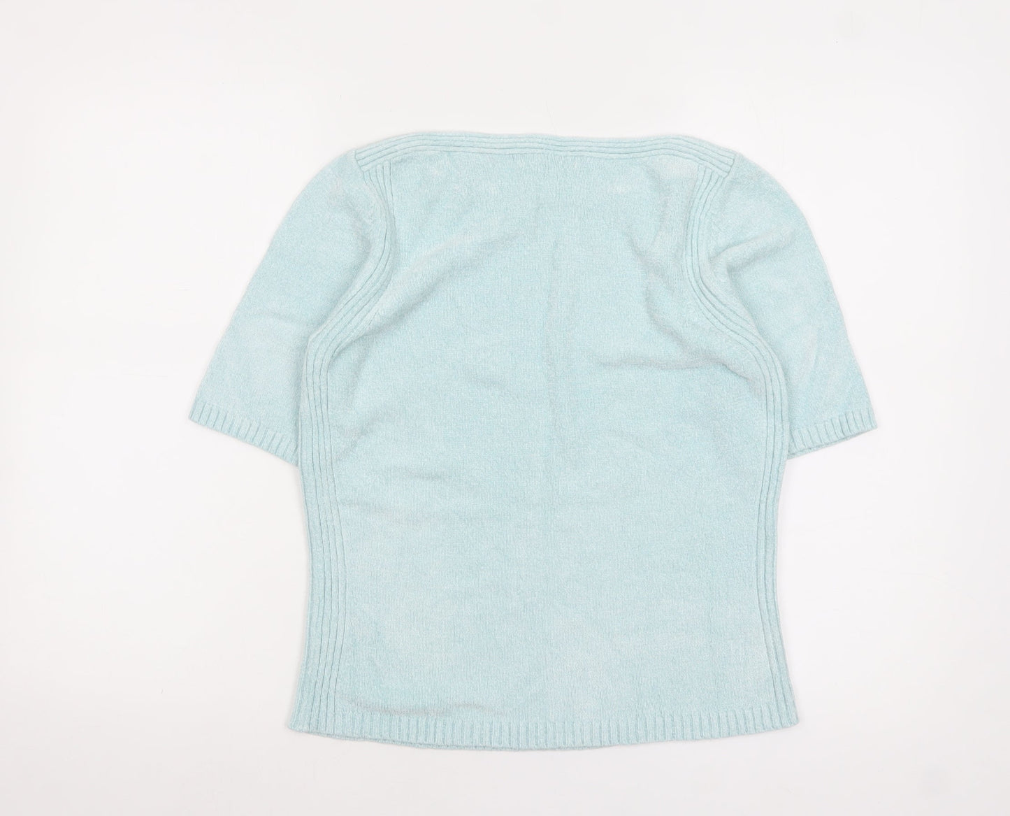 Womens UK Size 10 Marks and Spencer Green Pullover Jumper