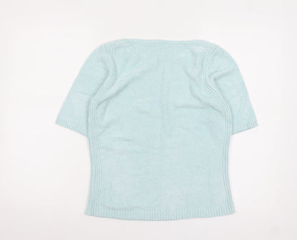 Womens UK Size 10 Marks and Spencer Green Pullover Jumper