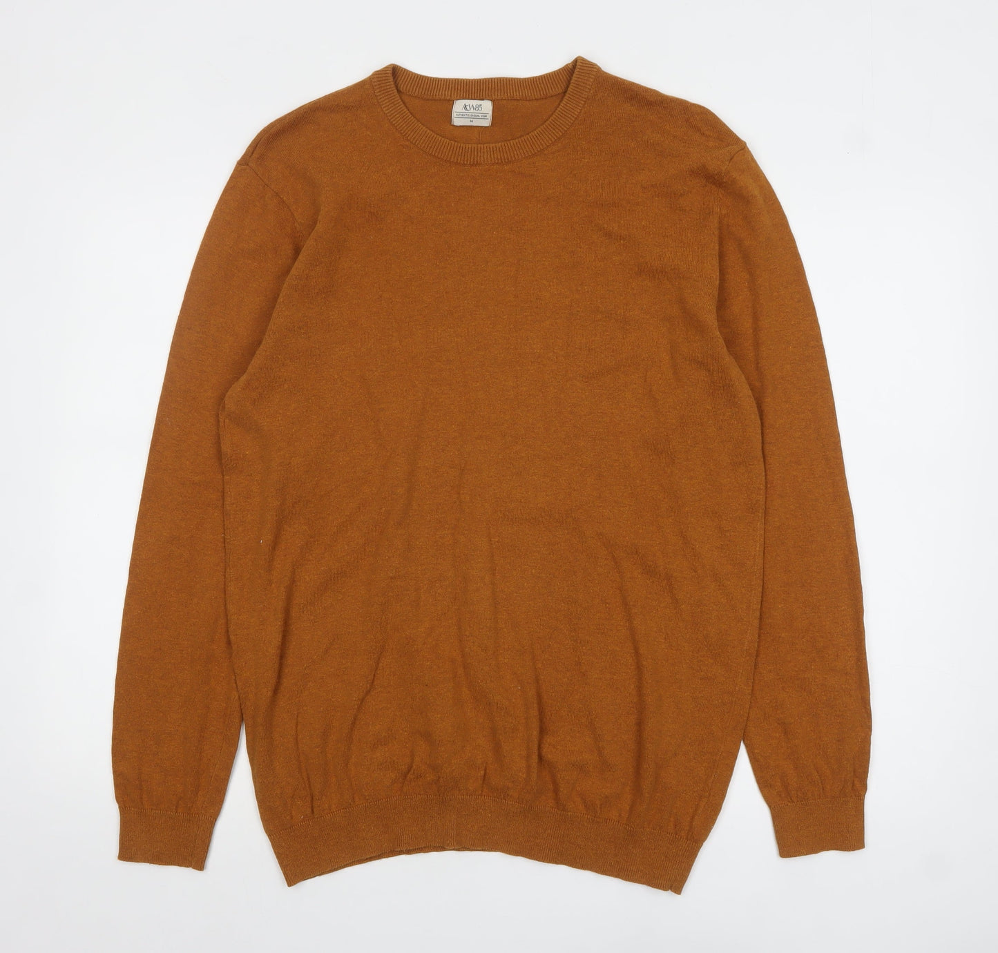 Mens UK Size M ACW85 Brown Pullover Jumper