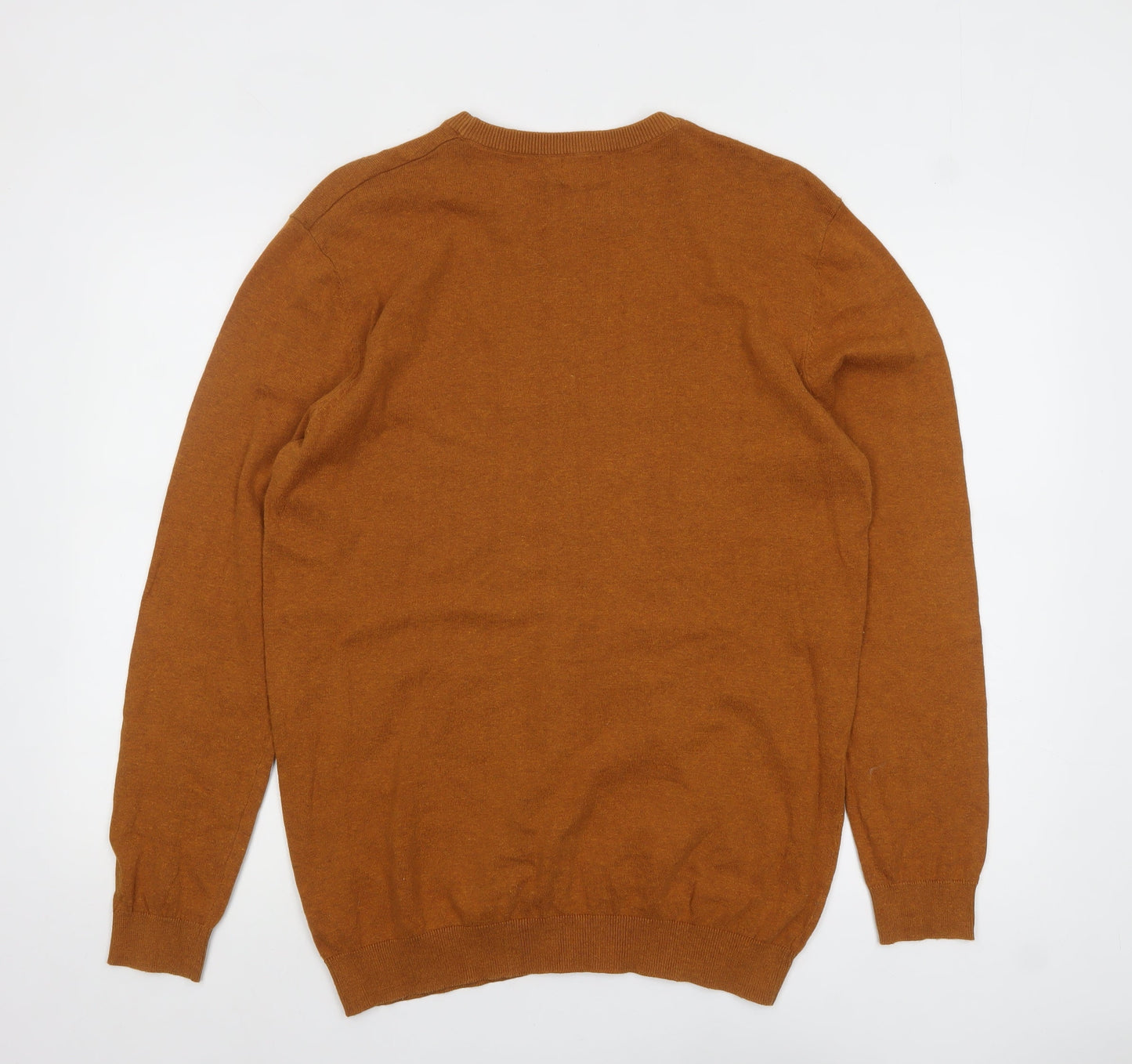 Mens UK Size M ACW85 Brown Pullover Jumper