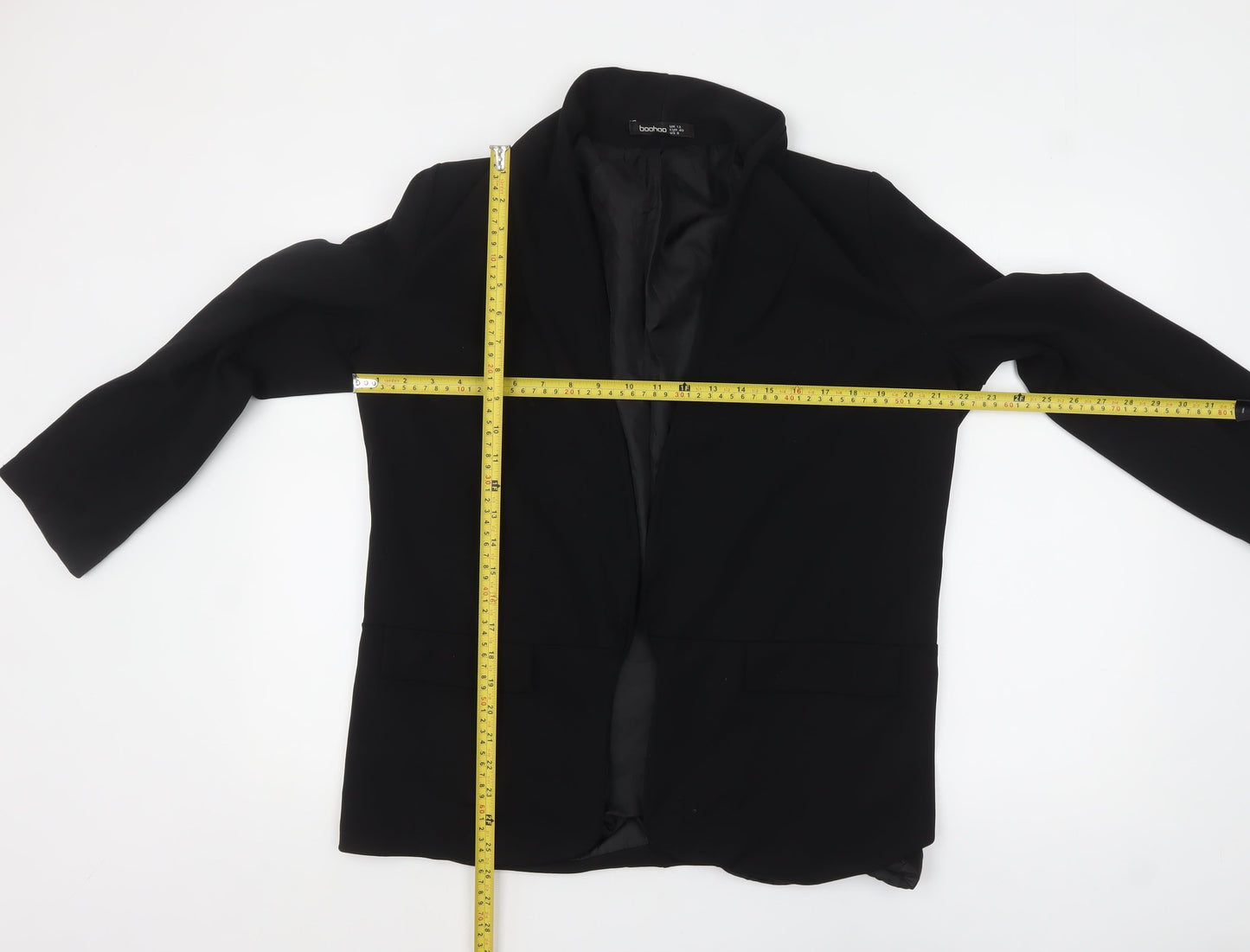 Womens UK Size 12 Boohoo Regular Black Blazer