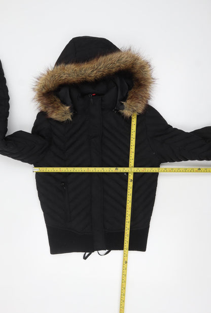 Womens UK Size M Dale Dressin Black Puffer Jacket