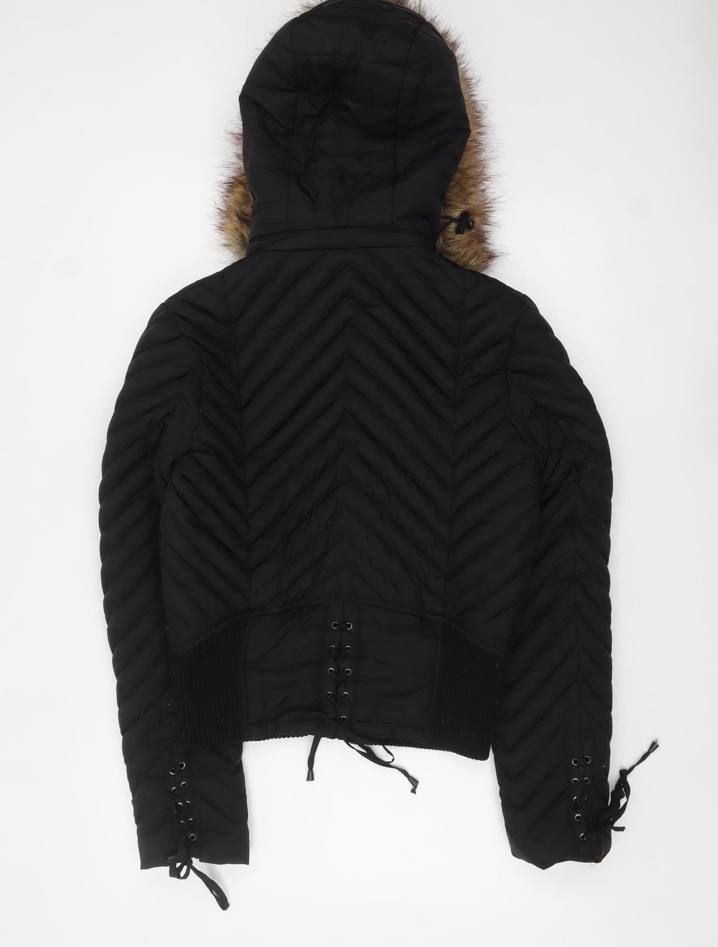 Womens UK Size M Dale Dressin Black Puffer Jacket