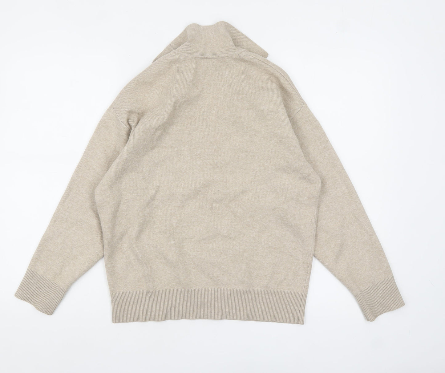 Womens UK Size 8 John Lewis Beige Pullover Jumper