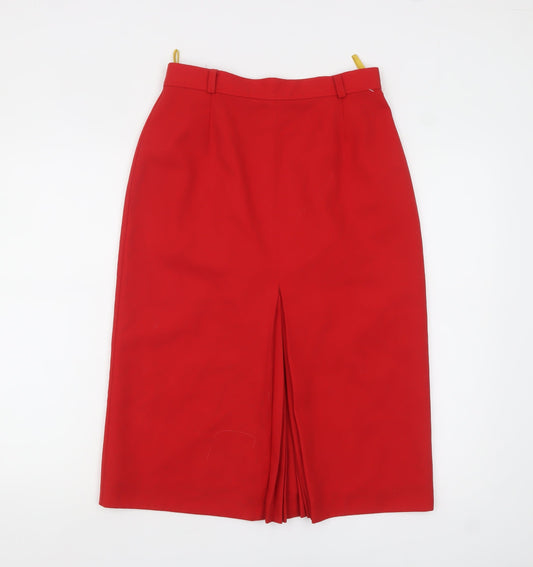Womens UK Size 14 C&A Straight & Pencil Twill Skirt