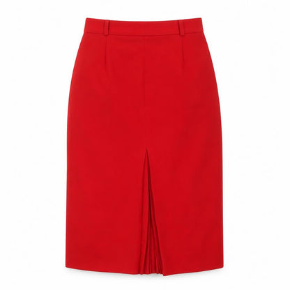 Womens UK Size 14 C&A Straight & Pencil Twill Skirt