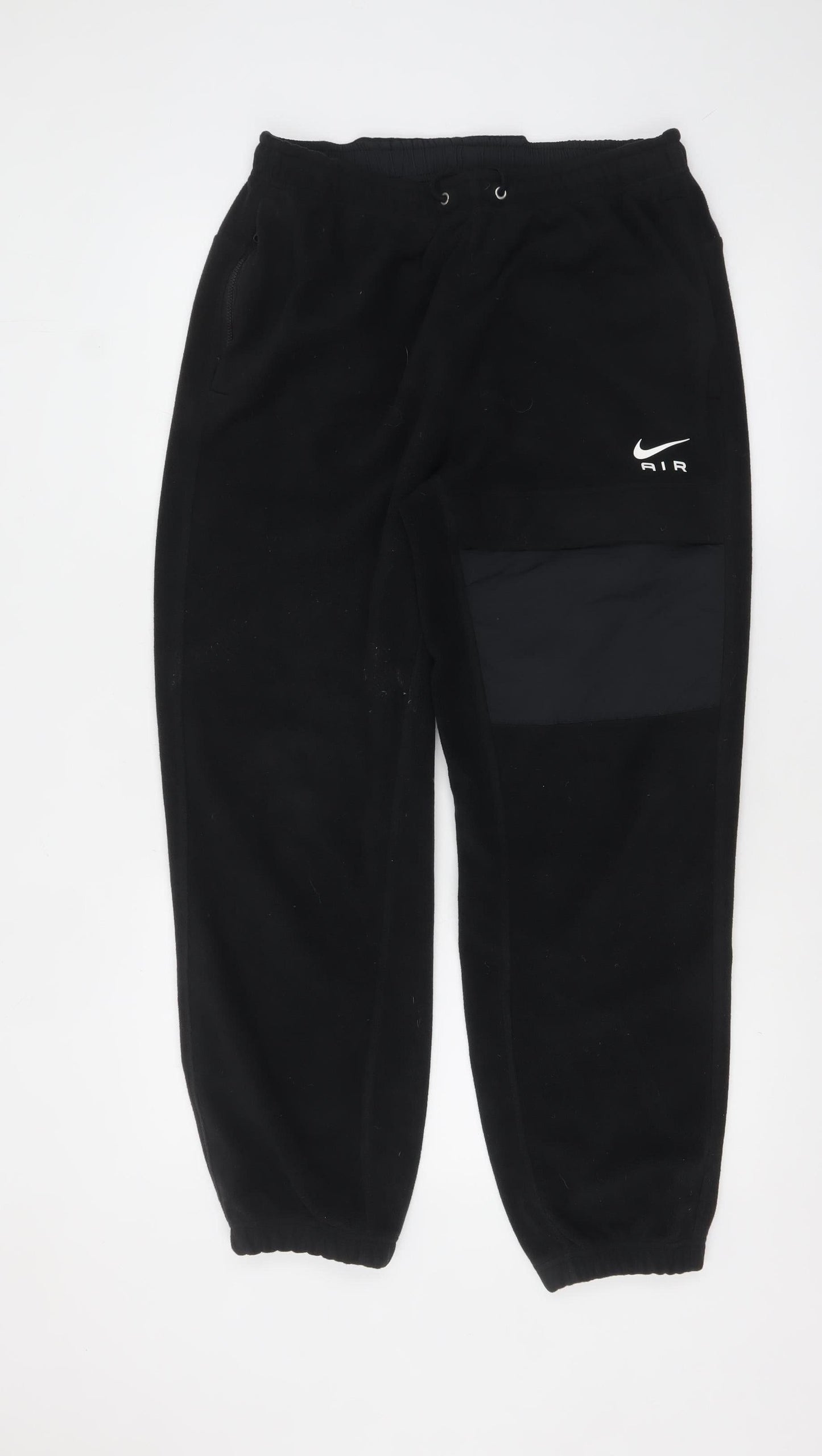 Mens UK Size S Nike Regular Fit Sweatpants Black Trousers