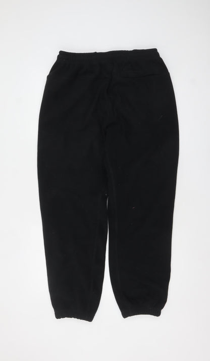 Mens UK Size S Nike Regular Fit Sweatpants Black Trousers