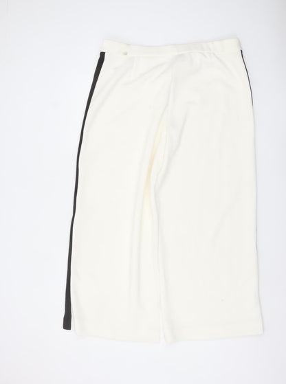 Womens UK Size 20 Short Marks and Spencer Regular Fit Casual Workwear Ivory Trou