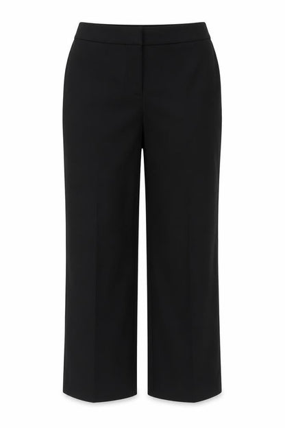 Womens UK Size 12 Boden Regular Fit Dress Pants Black Trousers