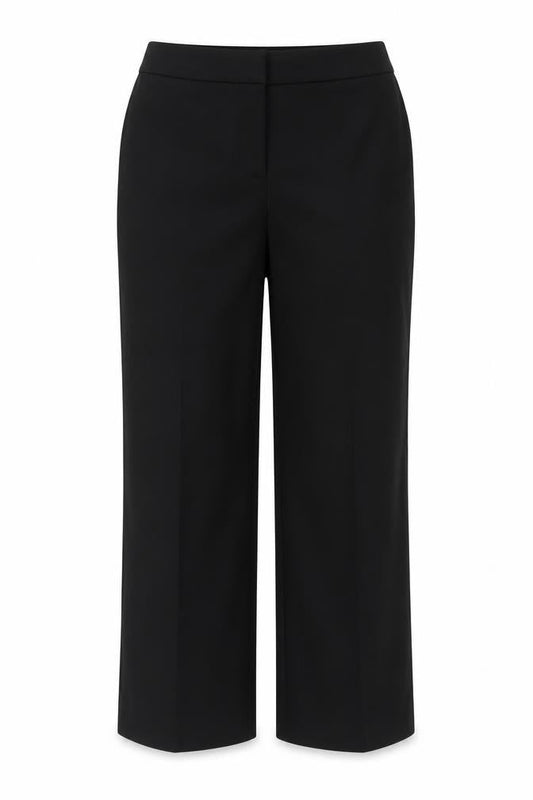 Womens UK Size 12 Boden Regular Fit Dress Pants Black Trousers