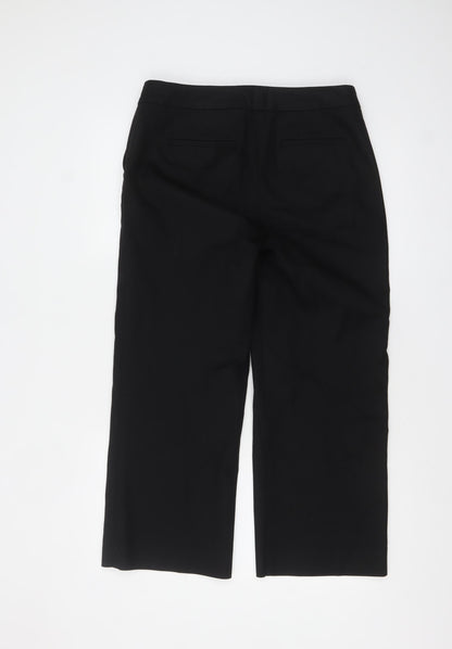 Womens UK Size 12 Boden Regular Fit Dress Pants Black Trousers