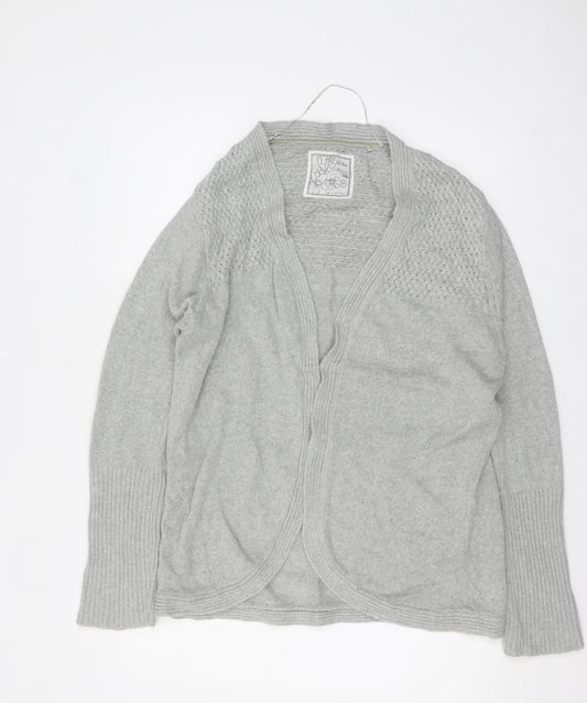 Womens UK Size 18 Fat Face Grey Cardigan Jumper