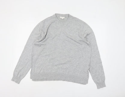 Womens UK Size 12 H&M Grey Pullover Jumper