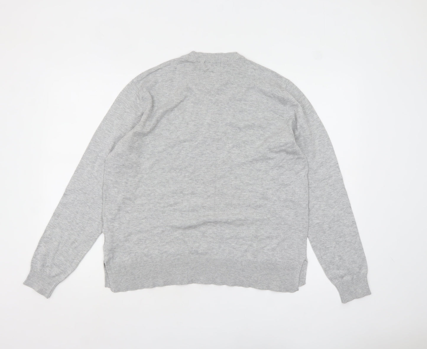 Womens UK Size 12 H&M Grey Pullover Jumper