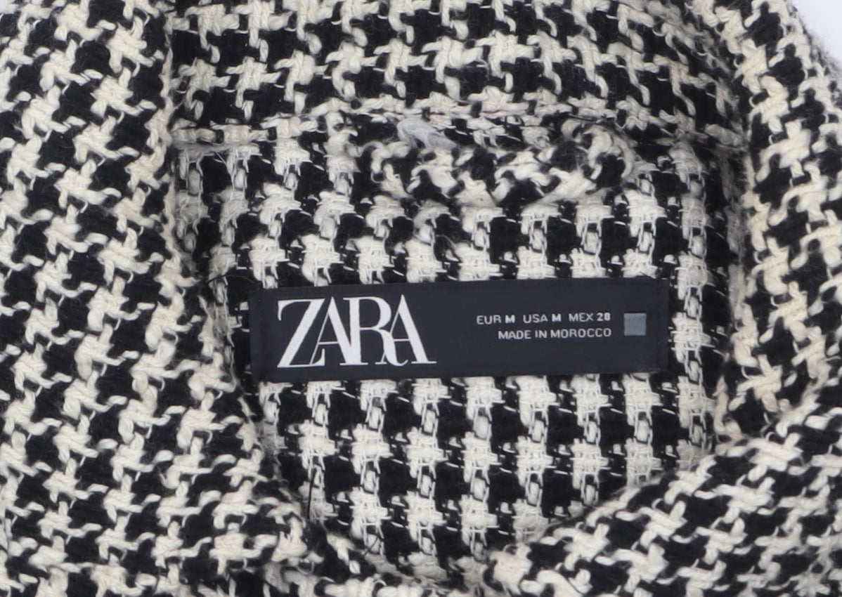 Womens UK Size 12 Zara Black Basic Jacket