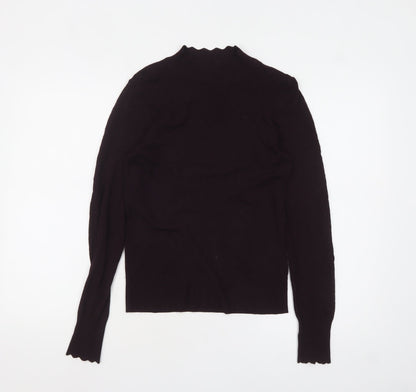 Womens UK Size 8 Warehouse Black Pullover Jumper