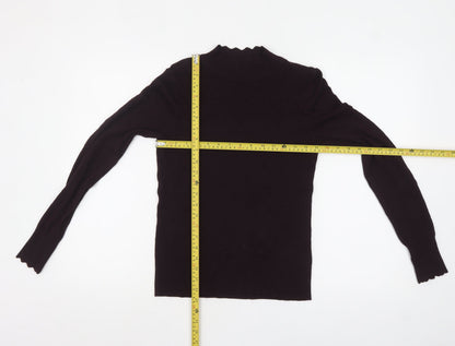 Womens UK Size 8 Warehouse Black Pullover Jumper