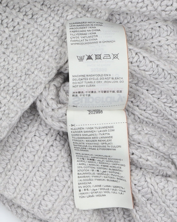 Womens UK Size S Superdry Grey Pullover Jumper
