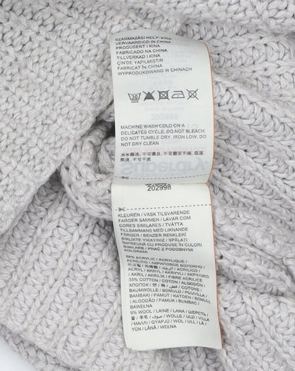 Womens UK Size S Superdry Grey Pullover Jumper