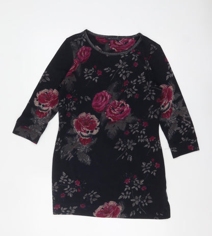 Marks and Spencer Women's Multicoloured Floral Jumper UK 10