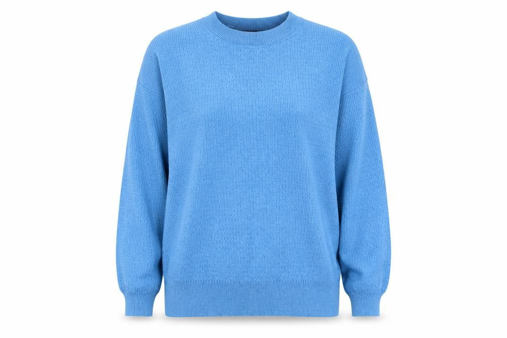 Marks and Spencer Women’s Blue Knit Crew Neck Pullover Jumper M