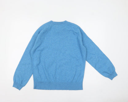 Marks and Spencer Women’s Blue Knit Crew Neck Pullover Jumper M